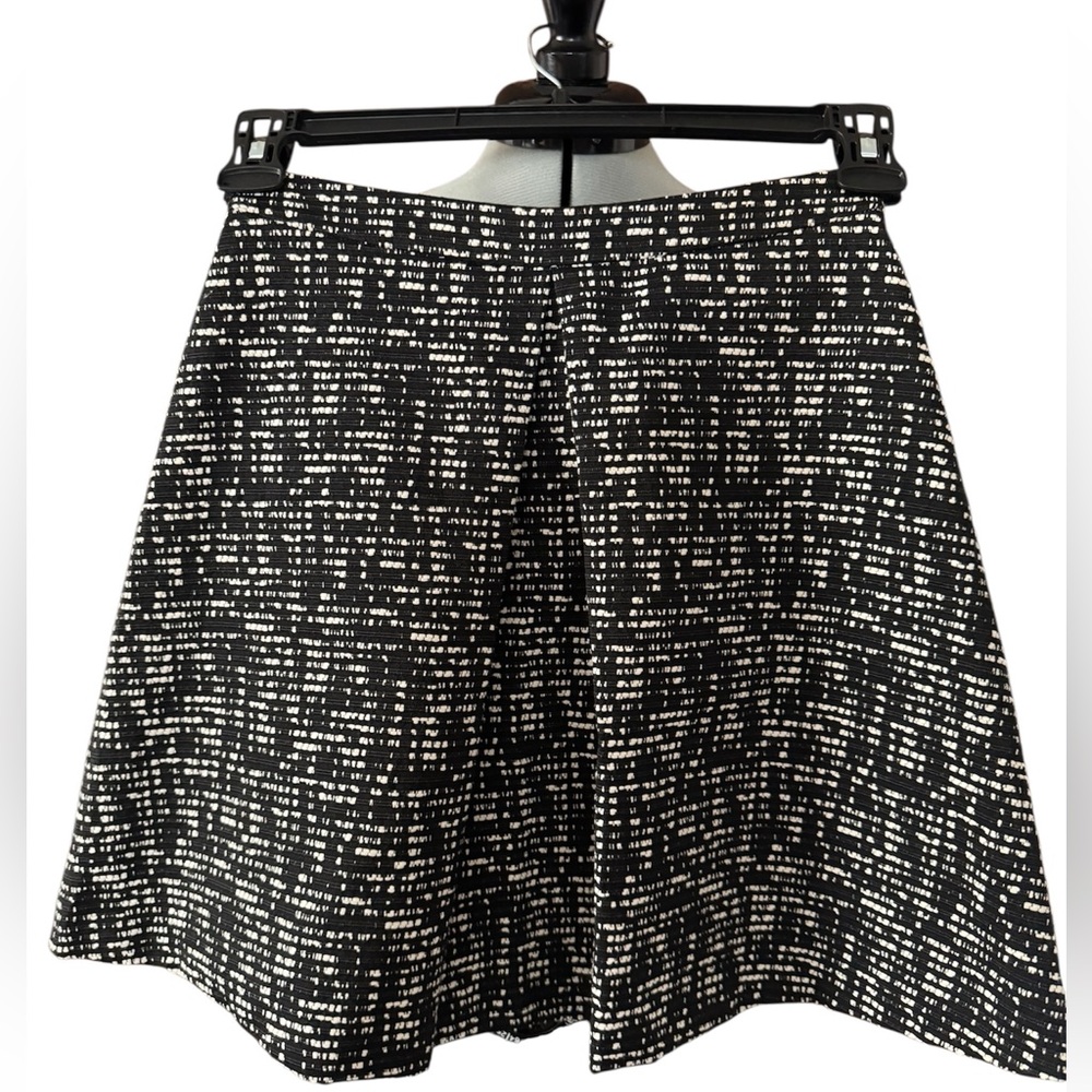 Alice + Olivia A-Line Pleat Fit and Flare Skirt